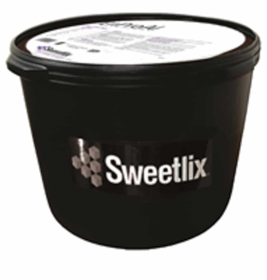 Tub of sweetlix