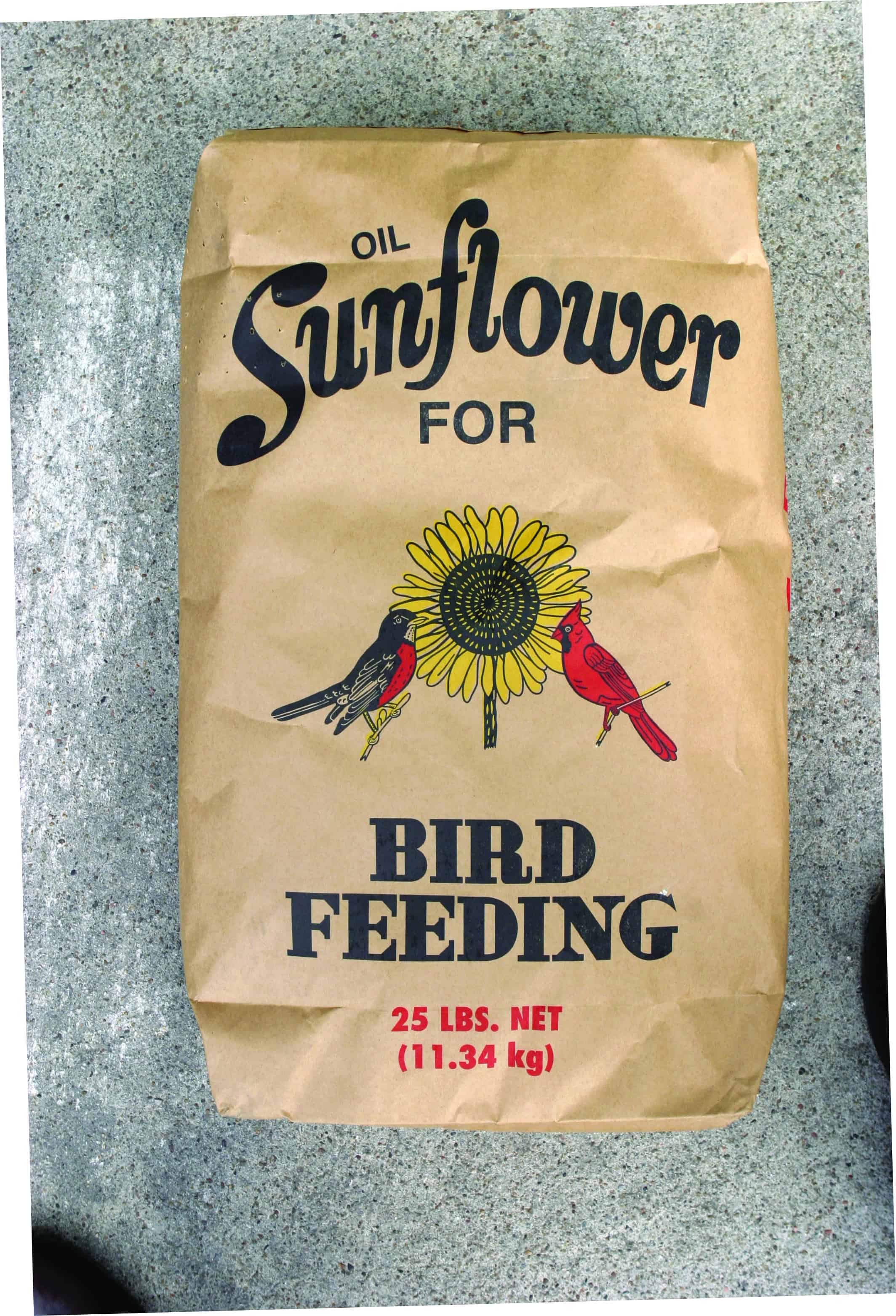 Bag of sunflower seeds
